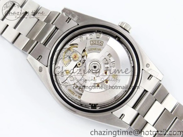 Best AAA Replica Sites Bracelet JDF 1440 V3 904L on TravelReady (Gain President 40 DayDate Weight) Steel VR3255 SS Dial Green Roman 1218